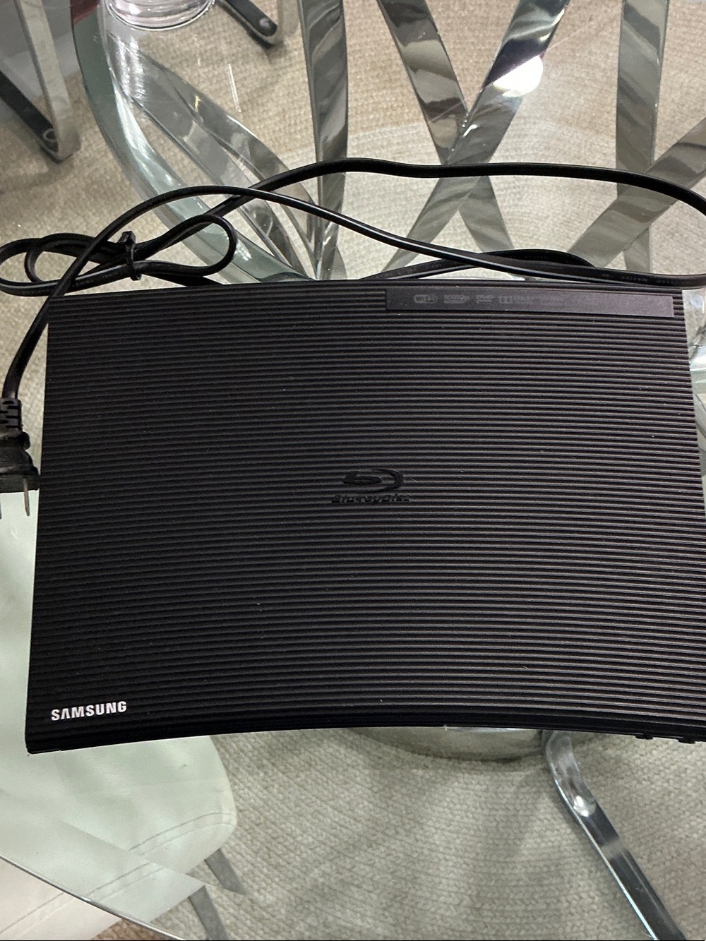 Samsung Black External Blu‑ray/DVD Drive - Ribbed Design